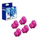 INKTONER 5 Pack remanufactured HP 02 Ink Cartridge (5 Magenta) Compatible for HP Printers:Photosmart 3108, 3110, 3210, 3210-xi, 3310, 8230, 8250, C-5100, C-5140, C-5150, C-5180, C-5183, C-6100, C-6150, C-6180, C-6200, C-6240, C-6250, C-6280, C-6283, C-7150, C-7180, C-7200, C-7250, C-7280, C-7283, C-7288, C-8150, C-8180, C-8183, D-6100, D-6160, D-7160, D-7200, D-7260, D-7360, D-7400, D-7460