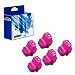INKTONER 5 Pack remanufactured HP 02 Ink Cartridge (5 Magenta) Compatible for HP Printers:Photosmart 3108, 3110, 3210, 3210-xi, 3310, 8230, 8250, C-5100, C-5140, C-5150, C-5180, C-5183, C-6100, C-6150, C-6180, C-6200, C-6240, C-6250, C-6280, C-6283, C-7150, C-7180, C-7200, C-7250, C-7280, C-7283, C-7288, C-8150, C-8180, C-8183, D-6100, D-6160, D-7160, D-7200, D-7260, D-7360, D-7400, D-7460