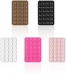 5 Pcs Silicone Phone Suction Mount, Strong Holder Case Adhesive Mount Sticky Cup Phone Grip Accessories Compatible for iPhone Android Selfies and Videos (Colorful 2)