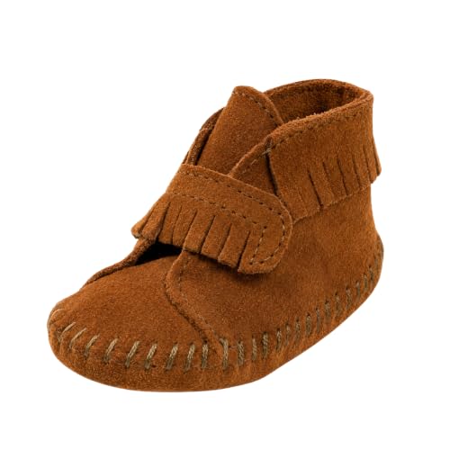 Minnetonka Front Strap Bootie (Infant/Toddler)