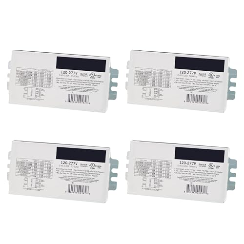 4 Pack - Replacement for Syvalnia QTP2X26CF UNV DM - 2-Lamp T4 Compact Fluorescent Ballast 26W High Power Factor (120/277V) Easy Installation