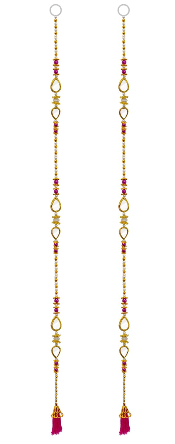 ASSA Traditional Handicraft Door &Wall Hanging | Pair of 2 | Multicolored | Toran @ Latkan