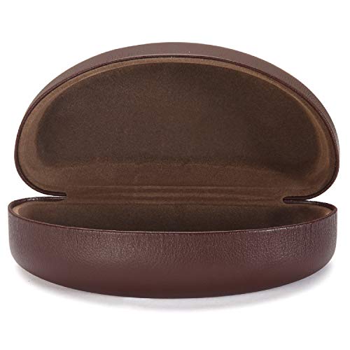 ALTEC VISION Sunglasses Case - Fits Extra Large Frames - Brown