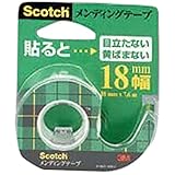 住友スリーエム メンディングテープ(小巻)巻芯径25m/m(ディスペンサー付) CM-18