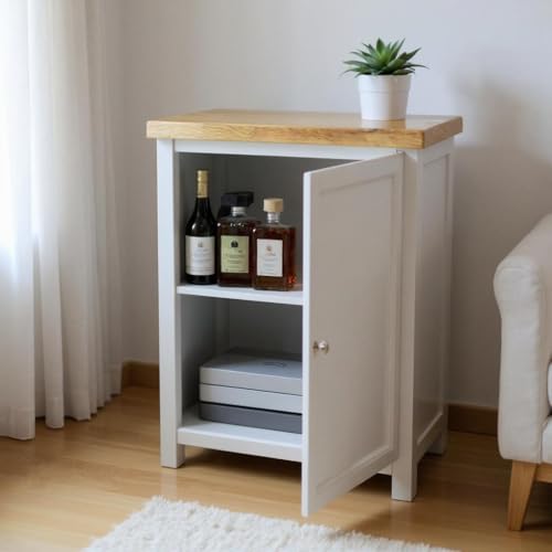 GROFurniture Shoe Storage Cabinet, Hallway Storage Unit, Oak