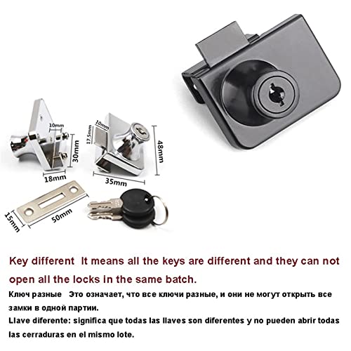 Serrure de porte d'armoire à bouton rotatif MX02 KmoNo