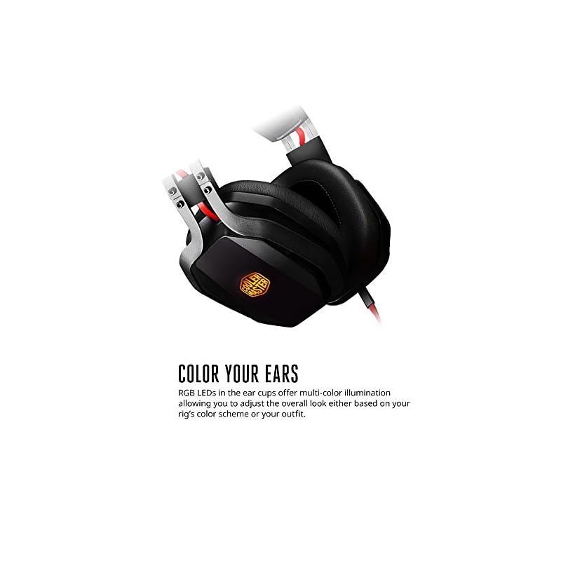 Cooler Master Pulse MH-750 Over-Ear Headset with Mic, Virtual 7.1 Channel Surround Sound with Exclusive Bass FX Technology - Image 5