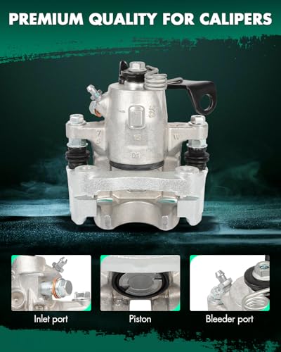 Image of SCITOO 19B2577 19B2576 Rear Left & Right Disc Brake Calipers Assembly w /Bracket for Audi for TT,for Volkswagen for Beetle /for Golf /for Golf City
