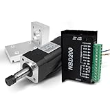 RATTMMOTOR 24V DC Brushless Spindle Motor 10800RPM 104W Air Cooled Spindle Motor 42mm ER8+BLDC Spindle Motor Driver Controller 5A+Spindle Motor Mount Bracket for CNC Router Milling Machine