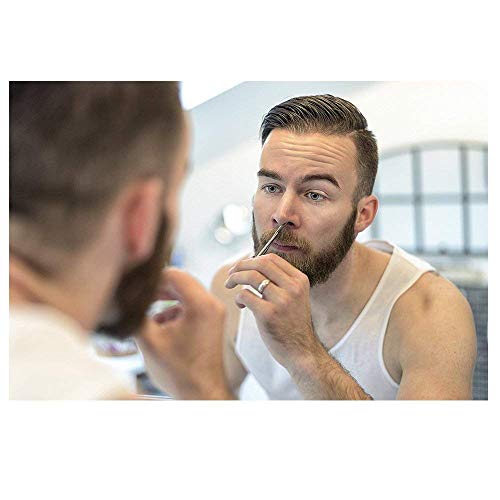 QUIQSHIPP Grooming Scissor Small for Men & Women | Multipurpose Scissor Ideal for Men for Moustache, Beard, Ear and Nose Hair Trimming | Suitable for Women for Eyelashes and Eyebrow Trimming - Image 4