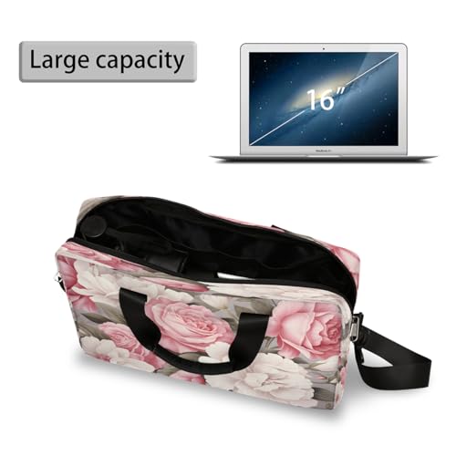 Maletín para Laptop 15.6 Pulgadas Color Rosa y Blanco miniatura 4