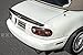 Replacement for 1990-1997 Mazda Miata MX5 MX-5 NA | KG Works Style ABS Plastic Primer Black Rear Trunk Lid Wing Spoiler
