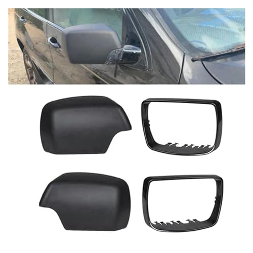 Coque de rétroviseur noir pour E53 X5 2000-2006 cadre de remplacement DEHIWI