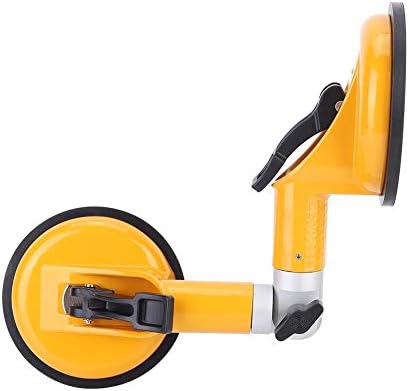 Glass Installation Tool, 90 Degrees to 270 Degrees Adjustable Glass Suction Cup Home Glass Installation Fixing Tool, for Home, 1 Glass Suction Cup and 1 Hex Wrench