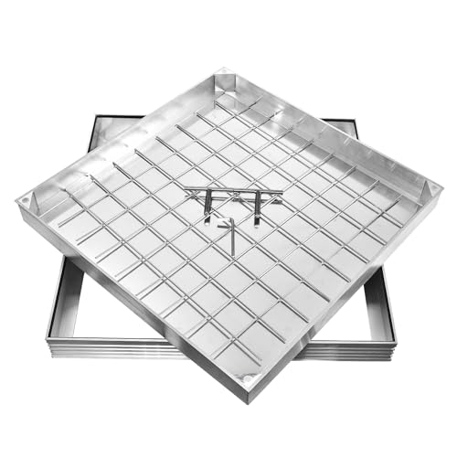 Cache-canal invisible 600x600 pour harmoniser votre terrasse de jardin
