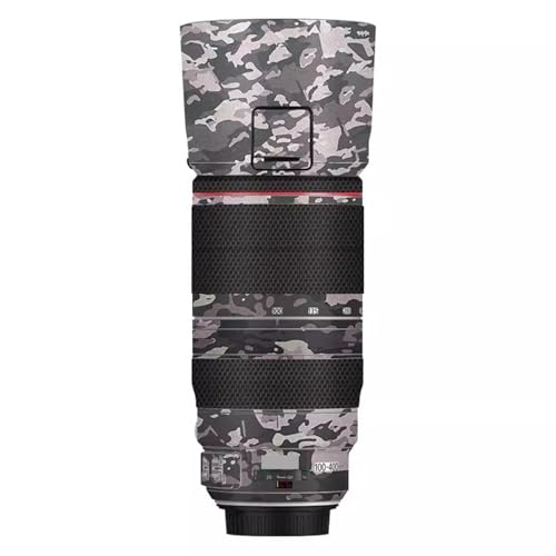 Piel protectora de vinilo para lente de cámara Canon EF 100-400mm F4.5-5.6L IS II USM, película adhesiva decorativa y resistente al desgaste (camuflaje de campo) miniatura 1