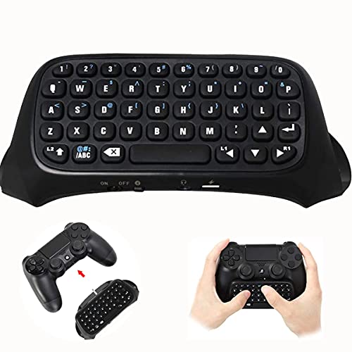 Wireless Controller Keyboard for PS4, Remote Digital Mini Bluetooth Keyboard, Used to Chat with Playes in Games, Great Gifts for Friends Kids Family