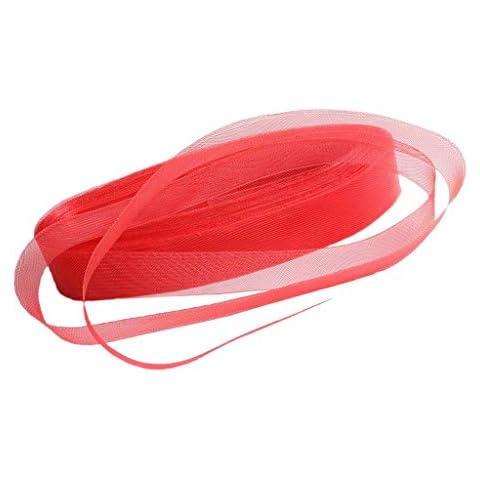 Tubayia 50 Yard Elastische Crinoline Band Versteifungsband Dekoband Cover