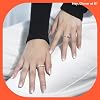 Heyhae Semi Cured Gel Nail Strips | No LED Lamp Needed | French, Pink, Spring | Easy Apply & Remove, Salon Quality | Includes 28 Strips, 1 Prep Pads, Nail File & Wooden Stick - Hey, Dinner at 6?