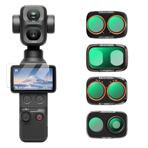 K&F CONCEPT 4-Pack Filter Kit Compatible with DJI Osmo Pocket 4P