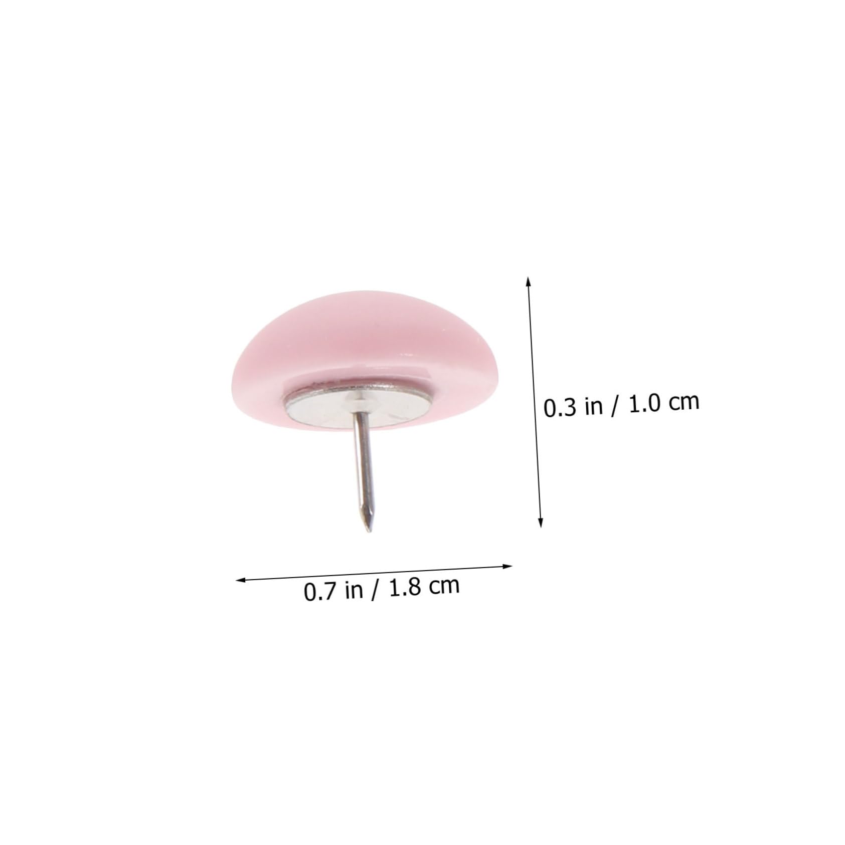 Lurrose 90stücke Dekorative Resin-pinnnadeln Halbrunde Push Für Pinnwände Und Fotowände Vielseitige Korkbrett-heftzwecken Bunten Designs Für Büro Und Zuhause