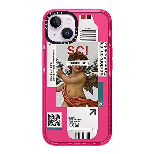 Coque Impact iPhone 14 CASETiFY Bubblegum Re/CASETiFY rose