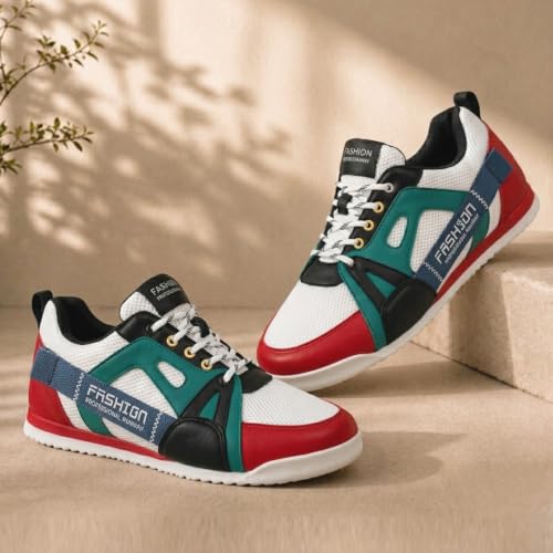 Image of layasa Men's Next-Gen Chunky Sneakers | Stylish Lace-Up Casual Shoes | Contemporary Streetwear & Everyday Fashion Footwear