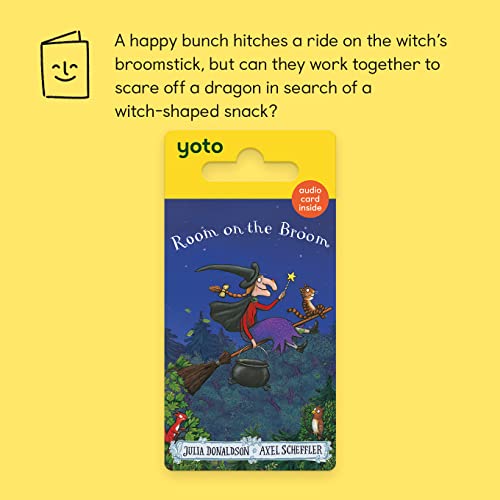 Yoto Room on the Broom by Julia Donaldson Kids Audio Card for Use with Yoto Player & Mini All-in-1 Audio Player, Educational Screen-Free Listening with Fun Playtime, Bedtime Travel Stories, Ages 2+ - Image 2