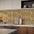 Hexagon Peel and Stick Metal Backsplash, 10-Sheet Peel and Stick Tiles Hexagon Mosaic Tile Stick on Backsplash for Kitchen Bathroom Fireplace