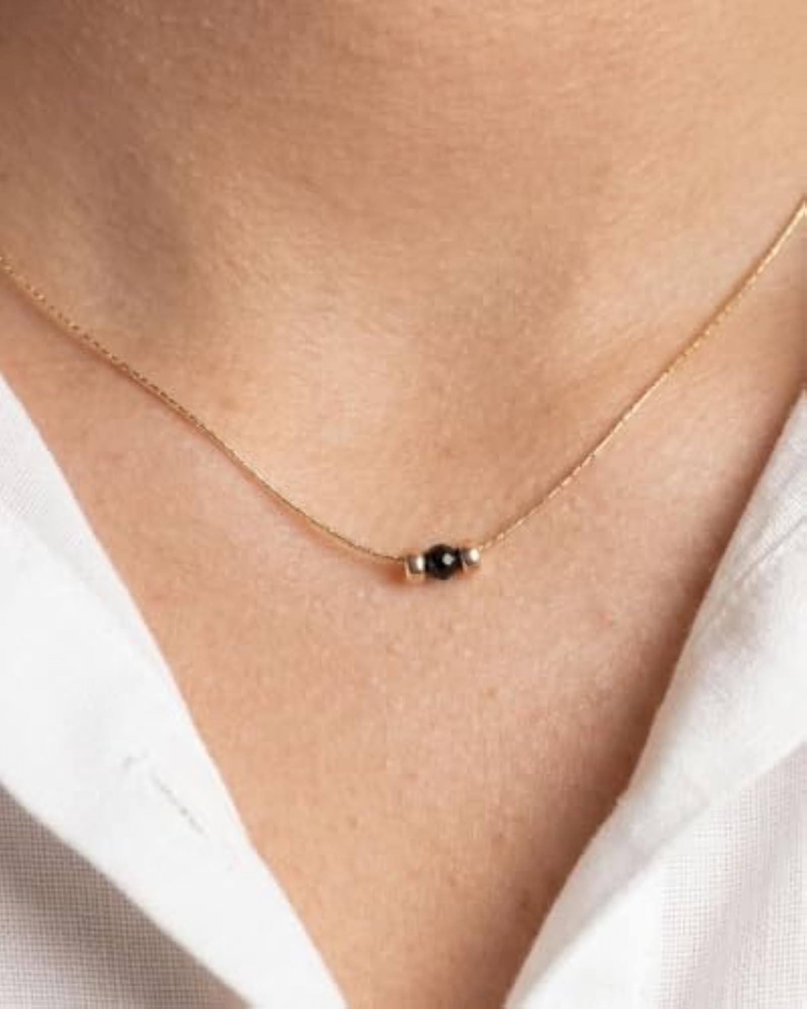 Women's 14K Gold Filled Minimal Mangalsutra Necklace, Gift