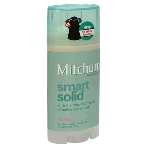 Mitchum for Women Smart Solid AntiPerspirant & Deodorant, Powder, 2.5