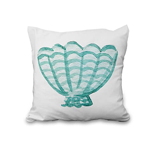 Taie d'oreiller ocean 46x46 en lin blanc de qualite superieure pour canape - 5
