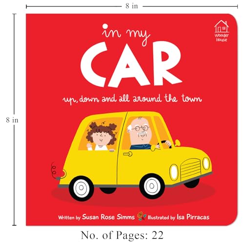 Image of In My C Up, Down And All Around The Town - Interactive Board Book For Kids | Ride Through The Neighborhood With Fun Rhymes, Bright Pictures & ... For Toddlers & Preschoolers | Ages 2-5 Years