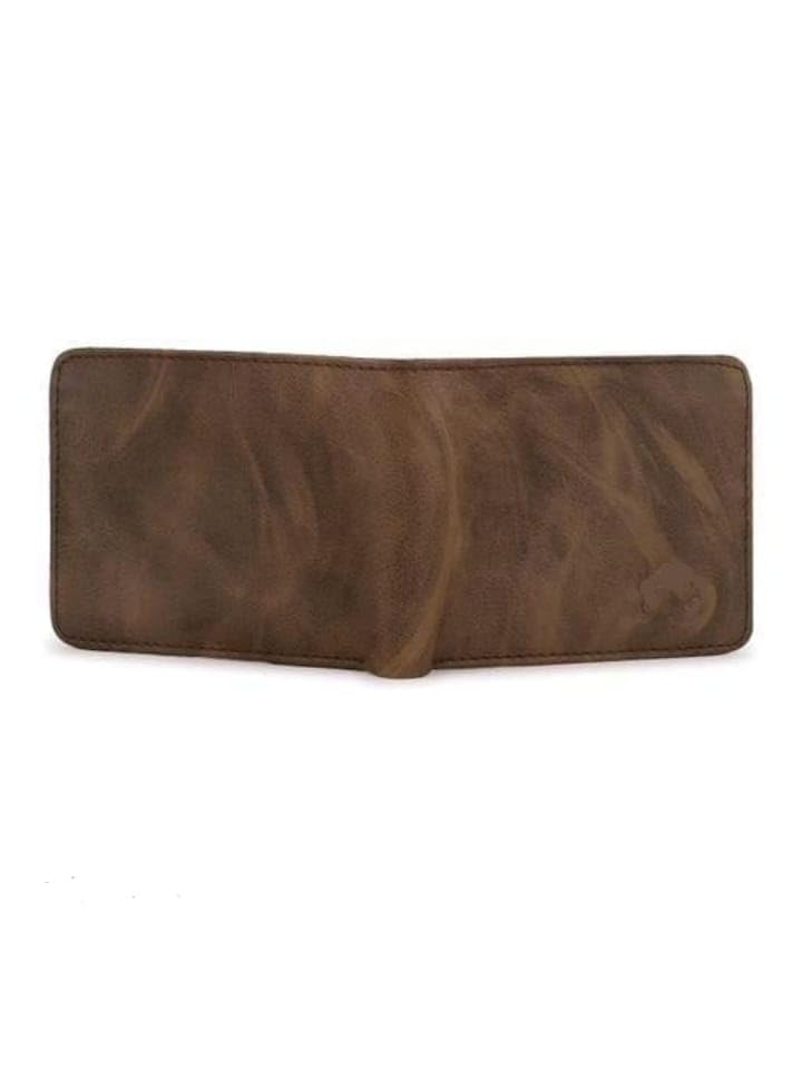 Boys Casual Brown, Tan, White, Black Artificial Leather Wallet (4 Card Slots) (Brown)-image-33