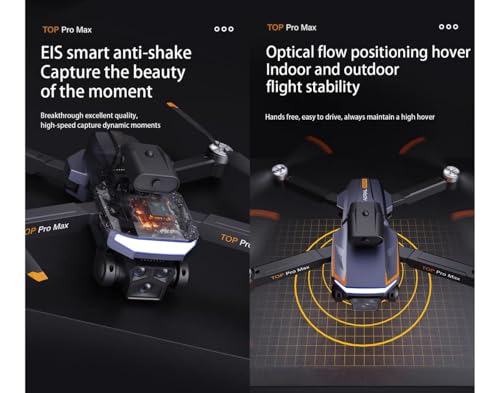 Image of Brushless Motor 4K Toy Drone, Intelligent Obstacle Avoidance, 5G Video Transmission, and Foldable Design for Aerial Shots and Safe Outdoor Exploration. (P18-PRO)