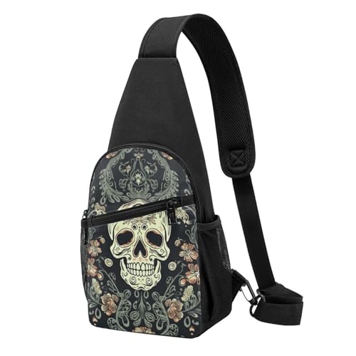Sac à dos imprimé floral homme femme léger pour cyclisme et voyages