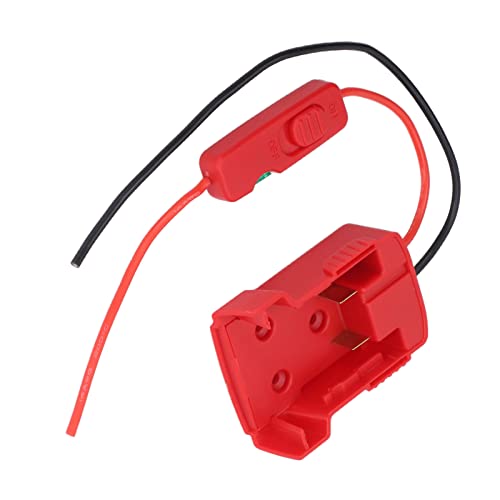 Jeanoko Batteriekonverter, ABS-Batterieadapter, robust, wackelfrei, glattes Äußeres, leicht, sicher, fließende Montage für die Garage Cover