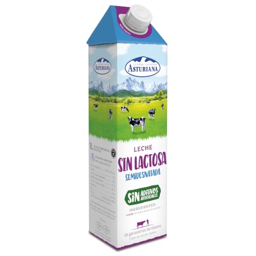 Miniatura 4 de Central Lechera Asturiana Leche Sin Lactosa Semidesnatada Brik Pack 6x1l