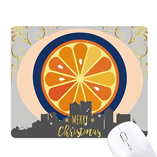 Tapis de souris O alphabet orange fruits pour un espace de travail vitaminé