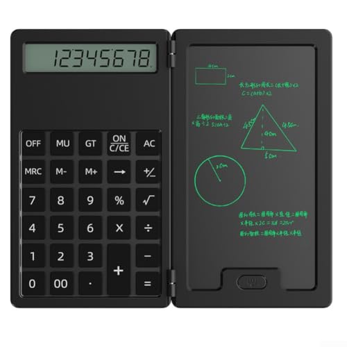 Image of Portable Calculator 12-Digit LCD 20x10cm Size(Black)