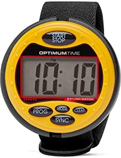 Optimum Time Series 3 Sailing Watch in Yellow - Water Resistant Race Timer for Sailing
