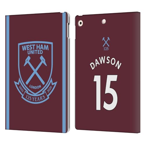 Coque iPad 10.2 anti-choc portefeuille cuir West Ham pour éviter les rayures