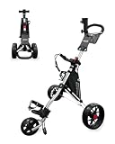Caddytek Golf CaddyLite 11.5 V3 Superlite Deluxe Push Cart Silver