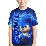 Fashion Summer Shirt for Boy 3D Printed Anime Cartoon Short Sleeve Top Classic Loose Round Neck...
