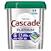 Cascade Platinum Dishwasher Pods, Dishwasher Detergent, Dish Detergent Soap, Fresh, 59 Count