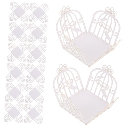 DEARMAMY 50Piezas Envolturas Decorativas Para Chocolate y Bandejas De Embalaje Para Bodas y Fiestas De Amor