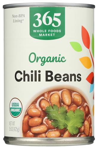 365 by Whole Foods Market, Organic Chili Beans, 15 Ounce