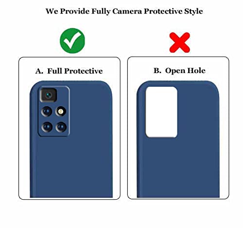 Image of A rtistque Back Cover Case for Mi Redmi 10 Prime with Camera Protection | Shockproof TPU | Stylish Protective Design | Slim Fit | Ultra Matte | Mi Redmi 10 Prime Back Cover - Blue