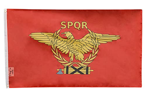 SPQR IXI 3×5 FT Banner Large Flag Roman Garage Man Cave Indoor Outdoor