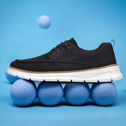 Image of Mens Casual Slip-on Loafers Shoes Non Slip Boat Shoes Sneakers Mesh Business Oxfords Work Driving Lightweight Comfortable Soft Sole Walking